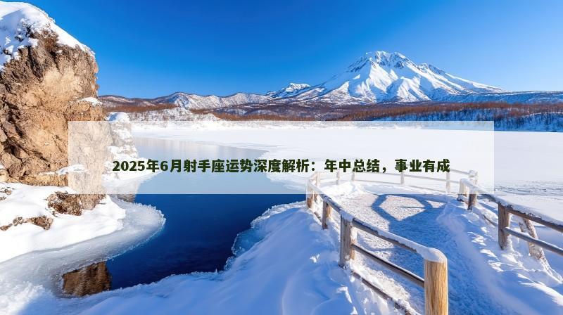 2025年6月射手座运势深度解析：年中总结，事业有成