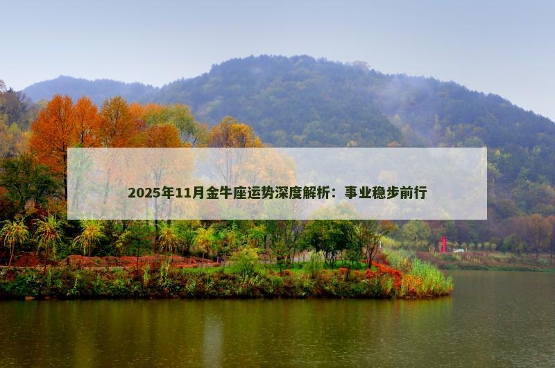 2025年11月金牛座运势深度解析：事业稳步前行