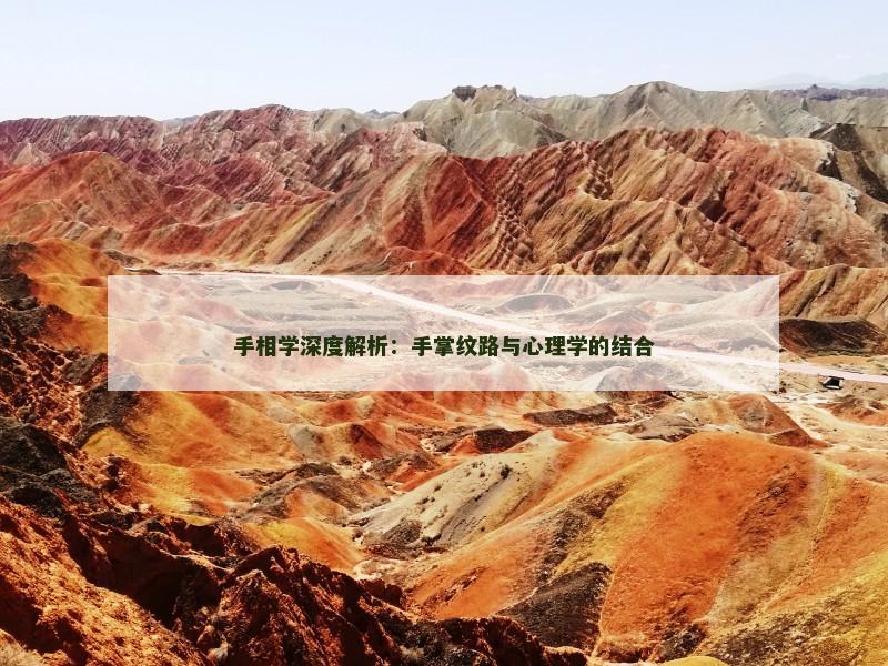 手相学深度解析：手掌纹路与心理学的结合
