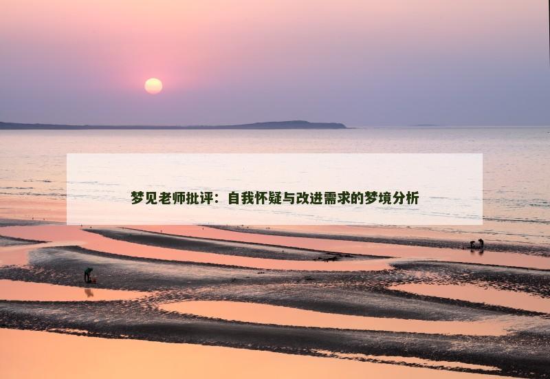 梦见老师批评：自我怀疑与改进需求的梦境分析