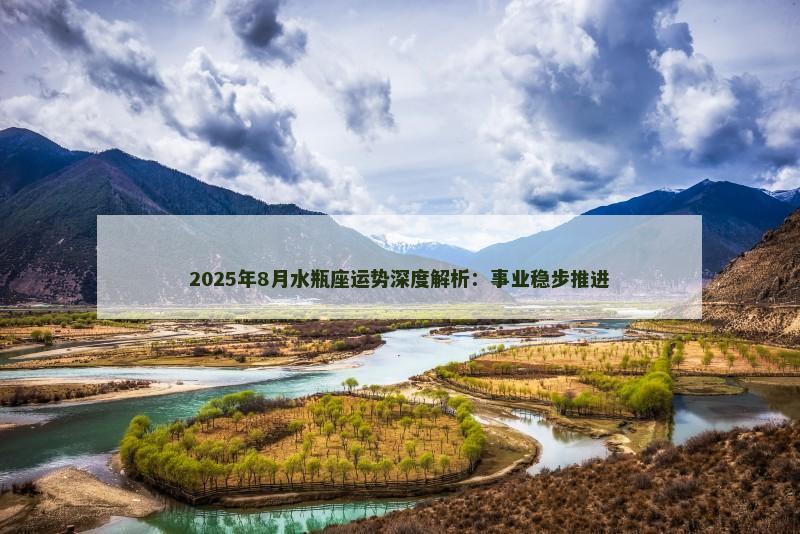 2025年8月水瓶座运势深度解析：事业稳步推进