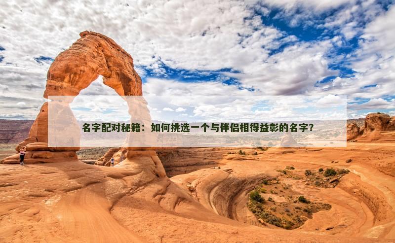 名字配对秘籍：如何挑选一个与伴侣相得益彰的名字？