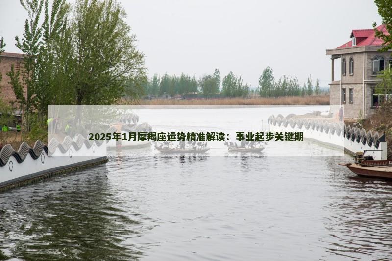 2025年1月摩羯座运势精准解读：事业起步关键期