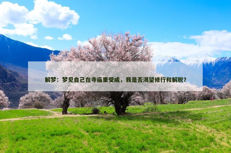解梦：梦见自己在寺庙里受戒，我是否渴望修行和解脱？