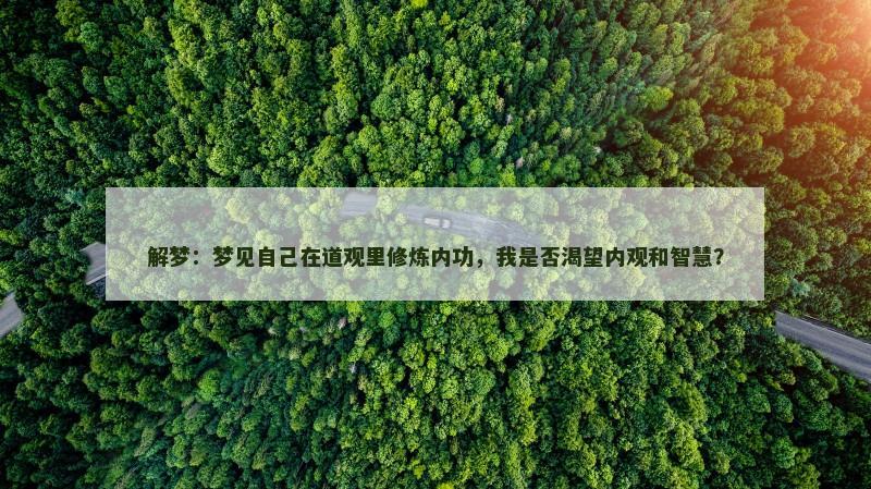 解梦：梦见自己在道观里修炼内功，我是否渴望内观和智慧？